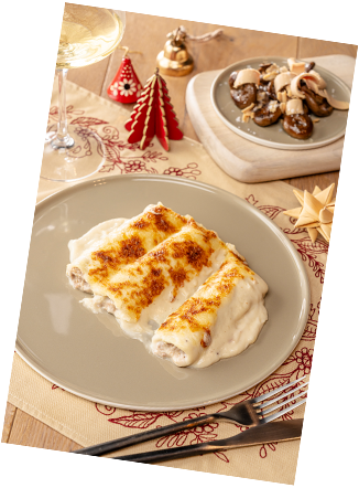 Canelons de carn rostida