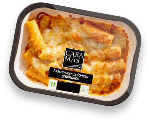 Producto Macarrones gratinados a la boloñesa